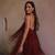 COMMENSE Florence Fringed Open Back Short Dress, size M 2 thumbnail