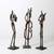 Lot of 3 Trio Jazz Musicians Metal Sculpture Alberto Giacometti Style 1 thumbnail