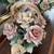 Two Capodimonte Porcelain Rose Basket Centerpieces 7 thumbnail