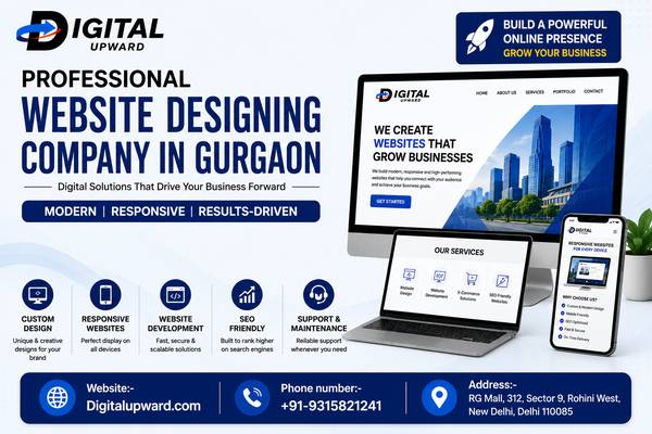 Professional Website Designing Company in Gurgaon | Digital Upward 1