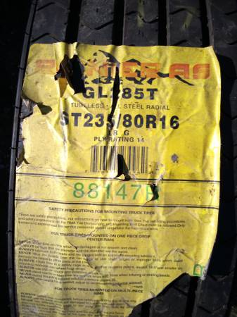 235/80/16 tire 1