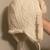 Ladies Tory Burch Oatmeal Melange Cable Knit Trapper Hat 4 thumbnail