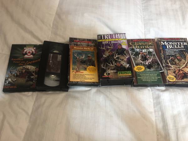 VHS's on Popular Outdoor Hunting 1