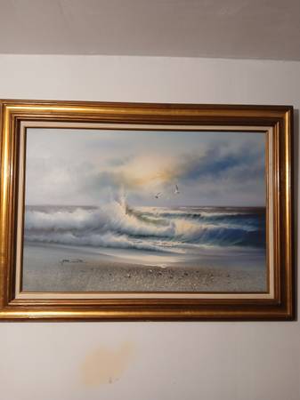 Painting - Large beautiful 44x32 1