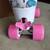 Beginner Adjustable Quad Roller Skates w/Matching Skate Bag Girls 6 thumbnail