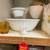 Milk Glass Chip n Dip Bowl Set 1 thumbnail