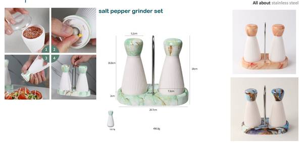 salt pepper grinder set 1