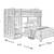 Creekside step loft bunk bed 7 thumbnail