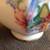 Fine Bone China Royal Tara Mini Vase Bird and Fruit Basket Almost 6” h 3 thumbnail