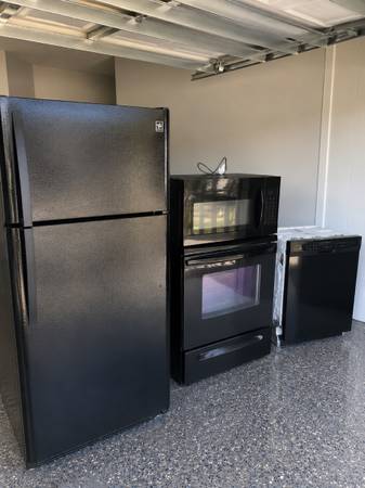 Dishwasher +Fridge + range +  microwave 1