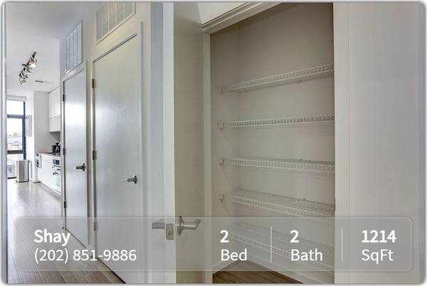 $3,660 / 2br - 1214ft2 - Tour The Shay today! We have the perfect 2 Bed/2 Bath for you! (Washington - Shaw -  D.C.)64040195893634121