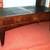 Coffee TABLE Inlay SLATE 2 Drawer Storage On Wheels HEAVY Vintage NICE 16 thumbnail