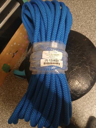 ALL GEAR General Purpose Utility Rope: Braid, 5/8 in Dia 1