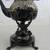 Etched Brass Ornate Tilt Tea Pot On Stand & Warmer 11" Tall 5 thumbnail