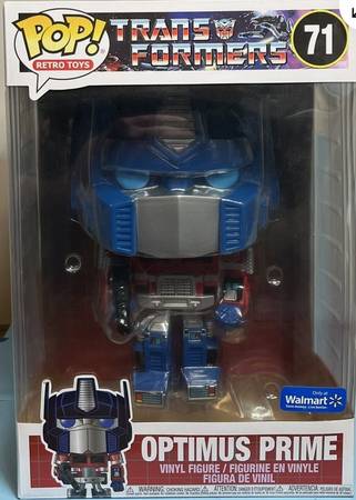 NEW Funko Pop Optimus Prime 71 Retro Toys Transformers 10" Walmart Exc 1