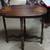 vintage oval table very sturdy top needs re staining or paint 1 thumbnail