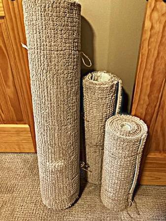 CARPET  NEW LEFT OVER PIECES  AFTER INSTALL 1