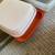 Vintage Tupperware containers with lids. One of them is a relish tray 2 thumbnail
