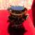 Natural Citrine, Ruby Ring, custom made, antique silver, gold, size 7 6 thumbnail