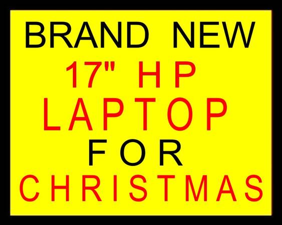 NEW H P LAPTOP - 17" - 512GIG HD 1