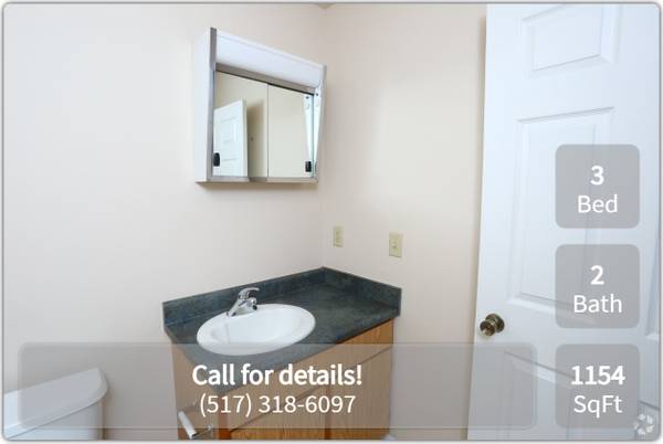 $1,326 / 3br - 1154ft2 - Spacious and beautiful. Consider your new 3 bed / 2 bath found! (Lansing)63620274529409122