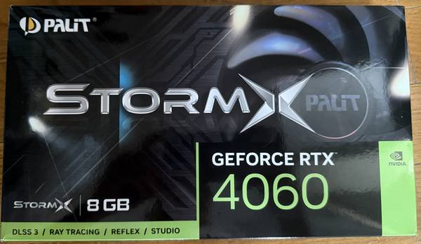 Palit RTX 4060 StormX 8GB Compact GPU - Great for SFF - computer