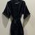 Black Short-Sleeve Bathrobe 1 thumbnail