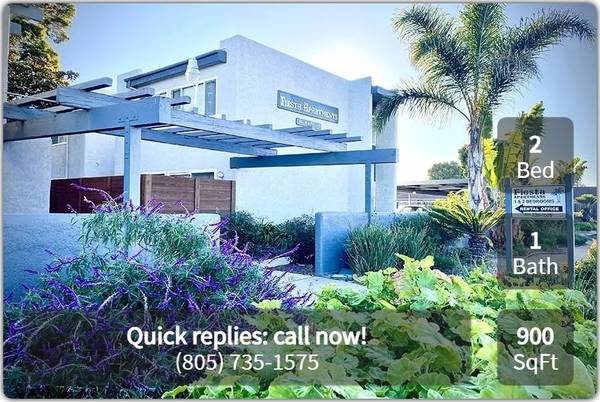 $2,205 / 2hab - 900ft2 - ¿Necesita un lugar más grande para llamar hogar? ¡Conózcanos! 900 pies cuadrados, 2 habitaciones (Lompoc - Lompoc Flower Fields)63663837435011122