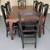 Set of 8 (6 Side, 2 Arm) Solid Maple Hitchcock "Granby" Dining Chairs 1 thumbnail