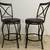 TWO Bar Stool Counter Swivel Chairs 3 thumbnail