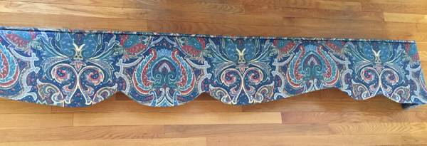 corniceboard upholstered window treatment 1