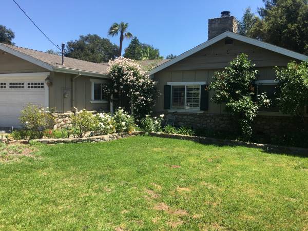 $4,500 / 3br - 2000ft2 - 3 bd 2 bath Ojai Single Story 1/4 Acre + Pool (Miners Oaks)63800304786305120