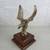Large Vtg. Brass Eagle Trophy & Wood Base Signed Statue Sculpture 1 thumbnail