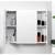 White Rectangular Medicine Cabinet with Mirror and Adjustable Shelves NEW IN BOX 4 thumbnail