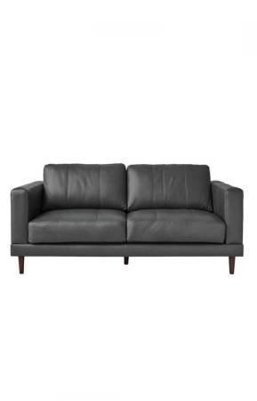 Hampton Loveseat in Fiero Charcoal (Genuine Leather) - $400 (Oxnard)62973883304449122