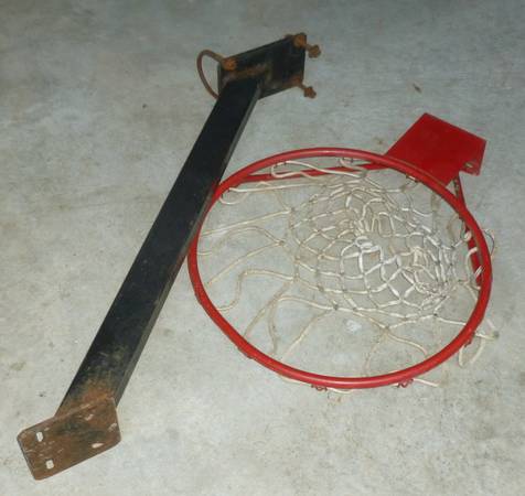basketball rim and support 1