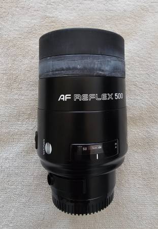 【ジャンク品】MINOLTA AF REFLEX 500/8 Minolta AF Reflex 500 lense - photo/video - by owner
