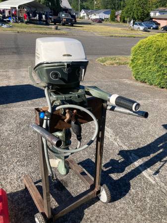 6 hp johnson, tank and hose - $325 (Centralia)63471363159043121
