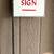 Unique Custom Two-side Thick Plastic Parking Sign With 48" Steel Post 2 thumbnail