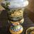Brand new Vintage Italian pottery simonetti dipinto a mano vase. Hand painted. H 6 thumbnail