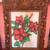 Airbrush Painting On Silk 1940's With Beautiful Carved Wood Frame 1 thumbnail