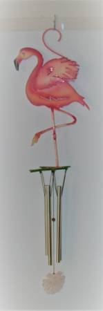 Wind Chime - Pink Flamingo - 25" - $20 (Santa Monica)634714678329611221