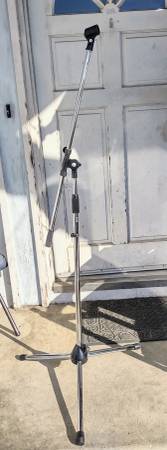 Infinity Chrome Tripod Microphone Boom Stand 1