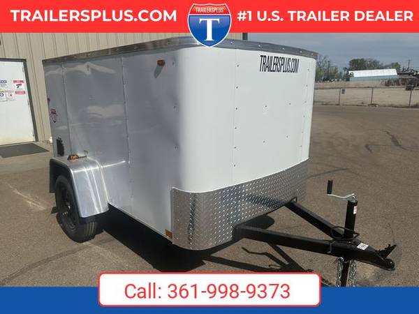 2026 Interstate 5 X 8 Patriot Enclosed Cargo Trailer White 1