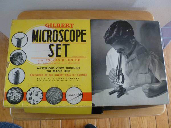 1938 Gilbert Microscope Set 1