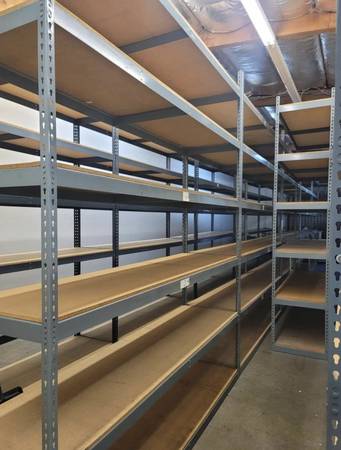 8 ft W x 2 ft D 6 Tier Stock Supply Shelving Racks Similar To Uline 1