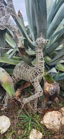 Reindeer with solar lights 1