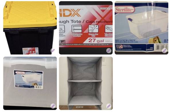 📦 STORAGE Crates *Bundle $10* 1