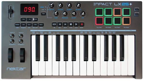 NEKTAR LX 25 + 25 KEY MIDI CONTROLLER 1