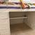 Full size white loft bed with desk 4 thumbnail